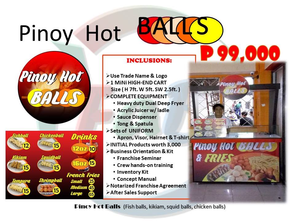 pinoy hot balls franchise