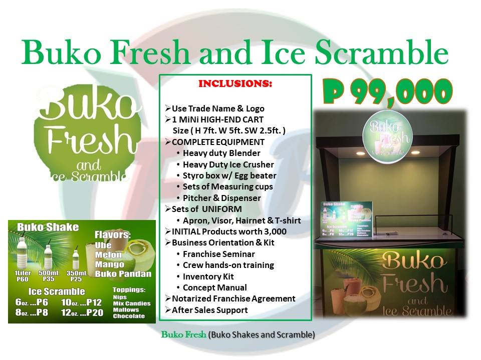 buko fresh and ice scramble