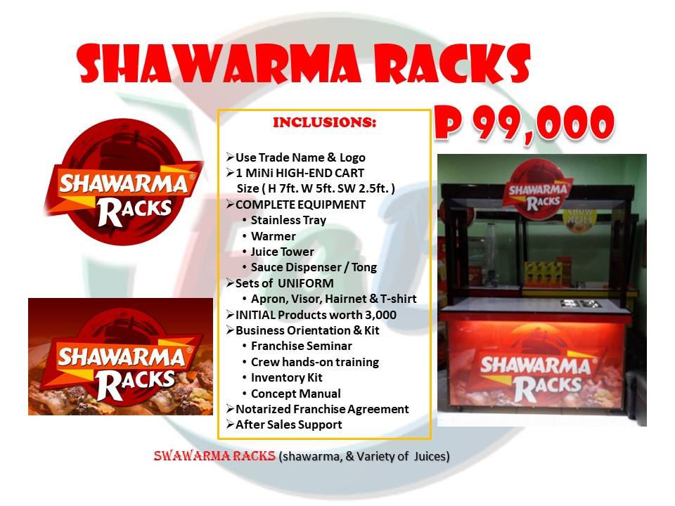 shawarma racks franchise business